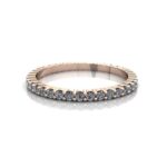 Round Brilliant Eternity Diamond Ring Rose Gold 0.50ct RE1 LF Round Brilliant Eternity Diamond Ring Rose Gold 0.50ct RE1 LF