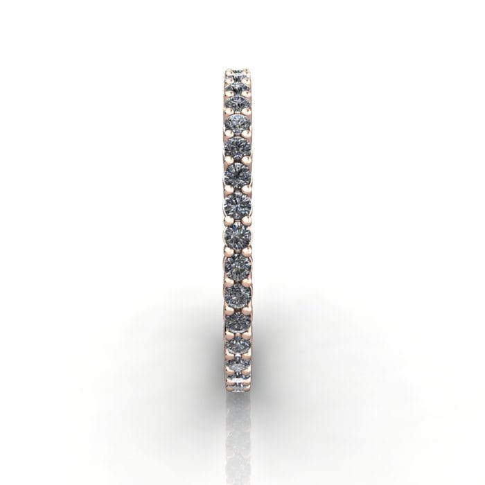 Round Brilliant Eternity Diamond Ring Rose Gold 0.50ct RE1 SV Round Brilliant Eternity Diamond Ring Rose Gold 0.50ct RE1 SV
