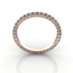 Round Brilliant Eternity Diamond Ring Rose Gold 0.50ct RE1 TF Round Brilliant Eternity Diamond Ring Rose Gold 0.50ct RE1 TF