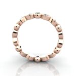 Round Brilliant Eternity Diamond Ring Rose Gold RE3 TF Round Brilliant Eternity Diamond Ring Rose Gold RE3 TF