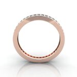 Round Brilliant Eternity Diamond Ring Rose Gold RE5 TF Round Brilliant Eternity Diamond Ring Rose Gold RE5 TF