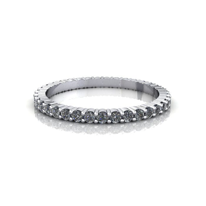 Round Brilliant Eternity Diamond Ring White Gold 0.50ct RE1 LF Round Brilliant Eternity Diamond Ring White Gold 0.50ct RE1 LF