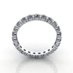 Round Brilliant Eternity Diamond Ring White Gold 1.50ct RE1 TF