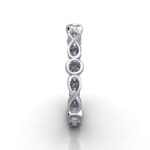 Round Brilliant Eternity Diamond Ring White Gold RE3 SV Round Brilliant Eternity Diamond Ring White Gold RE3 SV
