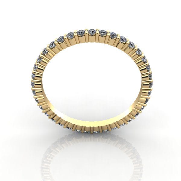 Round Brilliant Eternity Diamond Ring Yellow Gold 0.50ct RE1 TF Round Brilliant Eternity Diamond Ring Yellow Gold 0.50ct RE1 TF