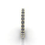 Round Brilliant Eternity Diamond Ring Yellow Gold 1.00ct RE1 SV