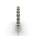 Round Brilliant Eternity Diamond Ring Yellow Gold 1.50ct RE1 SV