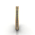 Round Brilliant Eternity Diamond Ring Yellow Gold RE5 SV Round Brilliant Eternity Diamond Ring Yellow Gold RE5 SV