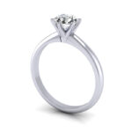 Round Brilliant Solitaire Diamond Ring Platinum RS2 3D Round Brilliant Solitaire Diamond Ring Platinum RS2 3D