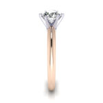 Round Brilliant Solitaire Diamond Ring Rose Gold RS2 SV Round Brilliant Solitaire Diamond Ring Rose Gold RS2 SV