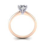 Round Brilliant Solitaire Diamond Ring Rose Gold RS2 TF Round Brilliant Solitaire Diamond Ring Rose Gold RS2 TF