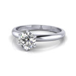 Round Brilliant Solitaire Diamond Ring White Gold RS2 LF Round Brilliant Solitaire Diamond Ring White Gold RS2 LF