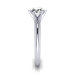 Round Brilliant Solitaire Diamond Ring White Gold RS2 SV Round Brilliant Solitaire Diamond Ring White Gold RS2 SV