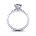 Round Brilliant Solitaire Diamond Ring White Gold RS2 TF Round Brilliant Solitaire Diamond Ring White Gold RS2 TF