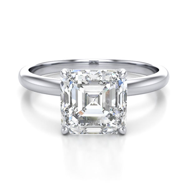 Asscher Diamond Rings