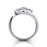Round Brilliant Trilogy Diamond Ring Platinum RT8 - Thumbnail Image 5
