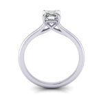 Asscher Cut Solitaire Diamond Ring Platinum RS1 TF Asscher Cut Solitaire Diamond Ring Platinum RS1 TF