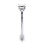 Asscher Cut Solitaire Diamond Ring White Gold RS1 SV Asscher Cut Solitaire Diamond Ring White Gold RS1 SV