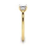 Asscher Cut Solitaire Diamond Ring Yellow Gold RS1 SV Asscher Cut Solitaire Diamond Ring Yellow Gold RS1 SV