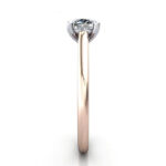 Cushion Cut Solitaire Diamond Ring Rose Gold RS34 SV Cushion Cut Solitaire Diamond Ring Rose Gold RS34 SV