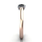 Cushion Cut Solitaire Diamond Ring Rose Gold RS35 SV Cushion Cut Solitaire Diamond Ring Rose Gold RS35 SV