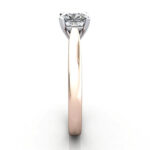 Cushion Cut Solitaire Diamond Ring Rose Gold RS41 SV Cushion Cut Solitaire Diamond Ring Rose Gold RS41 SV