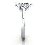 Marquise Cut Solitaire Diamond Ring Platinum RS19 SV Marquise Cut Solitaire Diamond Ring Platinum RS19 SV