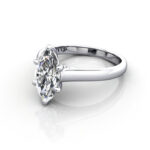 Marquise Cut Solitaire Diamond Ring Platinum RS34 LF Marquise Cut Solitaire Diamond Ring Platinum RS34 LF