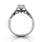 Marquise Cut Solitaire Diamond Ring Platinum RS35 TF Marquise Cut Solitaire Diamond Ring Platinum RS35 TF