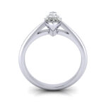 Marquise Cut Solitaire Diamond Ring Platinum RS5 TF Marquise Cut Solitaire Diamond Ring Platinum RS5 TF