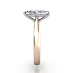 Marquise Cut Solitaire Diamond Ring Rose Gold RS28 SV