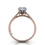 Marquise Cut Solitaire Diamond Ring Rose Gold RS34 TF Marquise Cut Solitaire Diamond Ring Rose Gold RS34 TF