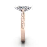 Marquise Cut Solitaire Diamond Ring Rose Gold RS50 SV Marquise Cut Solitaire Diamond Ring Rose Gold RS50 SV