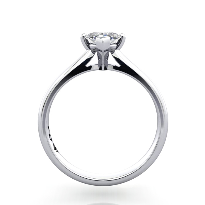 Marquise Cut Solitaire Diamond Ring White Gold RS28 TF Marquise Cut Solitaire Diamond Ring White Gold RS28 TF