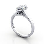 Marquise Cut Solitaire Diamond Ring White Gold RS34 3D Marquise Cut Solitaire Diamond Ring White Gold RS34 3D