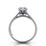Marquise Cut Solitaire Diamond Ring White Gold RS34 TF Marquise Cut Solitaire Diamond Ring White Gold RS34 TF