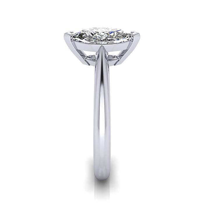 Marquise Cut Solitaire Diamond Ring White Gold RS5 SV Marquise Cut Solitaire Diamond Ring White Gold RS5 SV