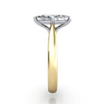 Marquise Cut Solitaire Diamond Ring Yellow Gold RS28 SV