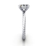 Oval Cut Solitaire Diamond Ring Platinum RS38 SV Oval Cut Solitaire Diamond Ring Platinum RS38 SV