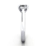 Oval Cut Solitaire Diamond Ring Platinum RS41 SV Oval Cut Solitaire Diamond Ring Platinum RS41 SV