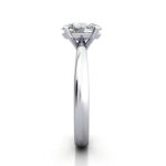 Oval Cut Solitaire Diamond Ring Platinum RS48 SV Oval Cut Solitaire Diamond Ring Platinum RS48 SV