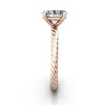 Oval Cut Solitaire Diamond Ring Rose Gold RS38 SV Oval Cut Solitaire Diamond Ring Rose Gold RS38 SV