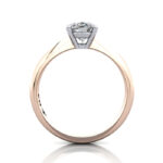 Oval Cut Solitaire Diamond Ring Rose Gold RS48 TF Oval Cut Solitaire Diamond Ring Rose Gold RS48 TF