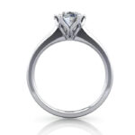 Oval Cut Solitaire Diamond Ring White Gold RS19 TF Oval Cut Solitaire Diamond Ring White Gold RS19 TF