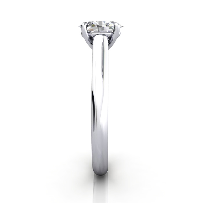 Oval Cut Solitaire Diamond Ring White Gold RS35 SV Oval Cut Solitaire Diamond Ring White Gold RS35 SV