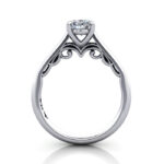 Oval Cut Solitaire Diamond Ring White Gold RS35 TF Oval Cut Solitaire Diamond Ring White Gold RS35 TF