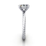 Oval Cut Solitaire Diamond Ring White Gold RS38 SV Oval Cut Solitaire Diamond Ring White Gold RS38 SV