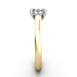 Oval Cut Solitaire Diamond Ring Yellow Gold RS35 SV Oval Cut Solitaire Diamond Ring Yellow Gold RS35 SV