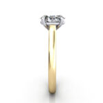 Oval Cut Solitaire Diamond Ring Yellow Gold RS44 SV Oval Cut Solitaire Diamond Ring Yellow Gold RS44 SV