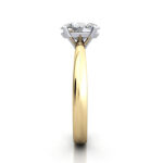 Oval Cut Solitaire Diamond Ring Yellow Gold RS48 SV Oval Cut Solitaire Diamond Ring Yellow Gold RS48 SV